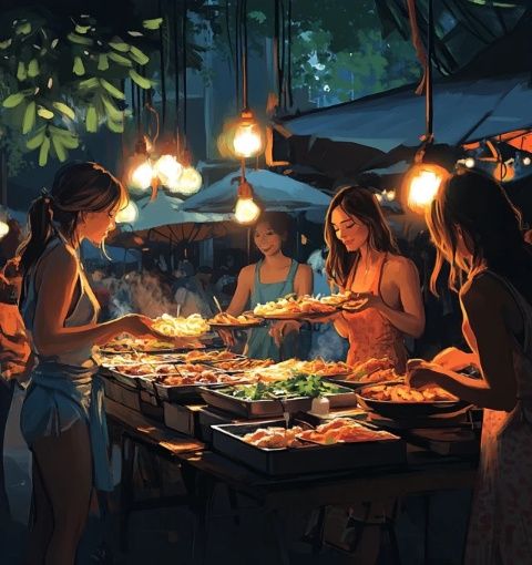 汕尾夜市必吃美食：蠔煎、糕點與燒烤探秘