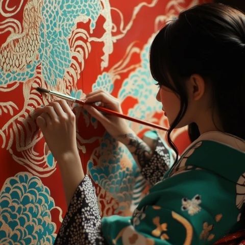 創(chuàng)意無限！書法愛好者在美食上揮毫潑墨，展現(xiàn)文化魅力(視頻)