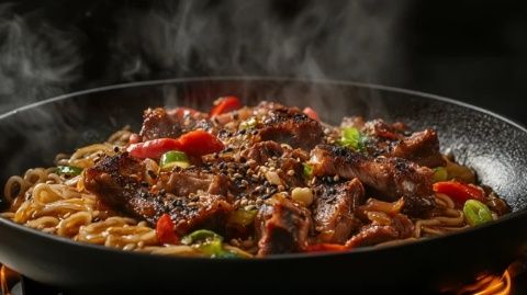 蘭州特色美食:麻辣風(fēng)味的“八大碗”精選肉品