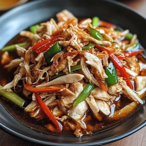 家常小炒尖椒雞的做法詳細步驟圖解，鮮香辣嫩超下飯！
