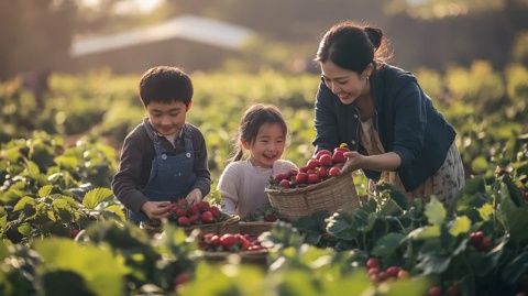 周五接弟妹發(fā)現(xiàn)草莓上市，價格八元一斤，新鮮土豆成新菜式