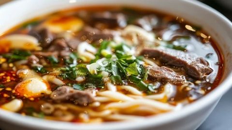 江夏區(qū)金口鎮(zhèn)牛肉粉探尋記：郭戰(zhàn)牛肉粉，當(dāng)?shù)厝顺Ｈサ睦献痔?hào)美食店，味道如何？