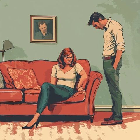 她也許誤會了：難道是想逃婚？