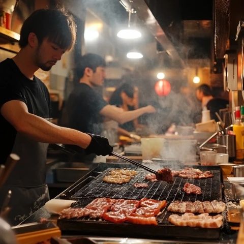 南京超火的日式烤肉排隊(duì)也要吃！