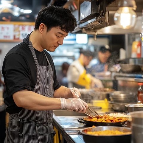 揭秘水煎肉新吃法：無需炭火，德化步行街的獨特美食之旅