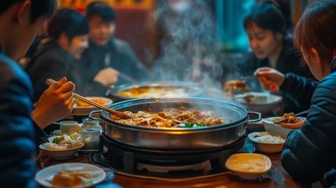 春夜撩人，圍爐食味，武昌夜市的潮州大排檔