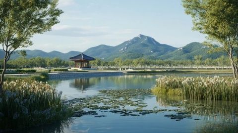 彌勒湖泉生態(tài)園——宛如畫卷的自然美景
