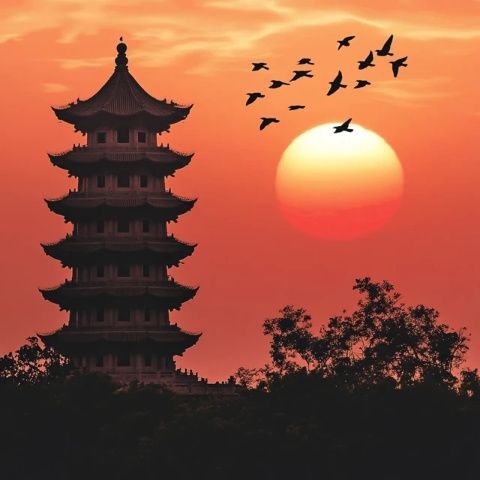瑞山陀塔成為觀賞日落最佳地點(diǎn)