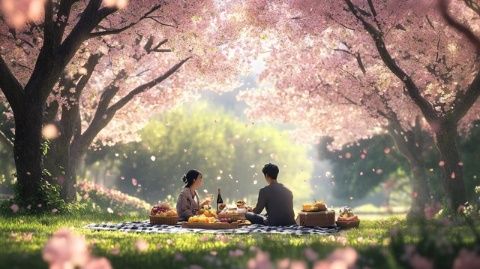 桃花林中喜相逢，春風(fēng)十里不如你