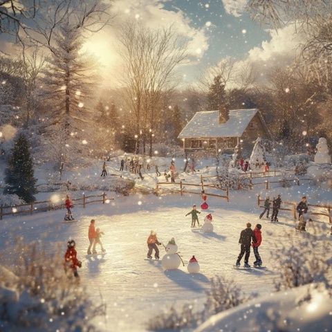 冬日往昔：重溫兒時雪景與溫馨家庭時光