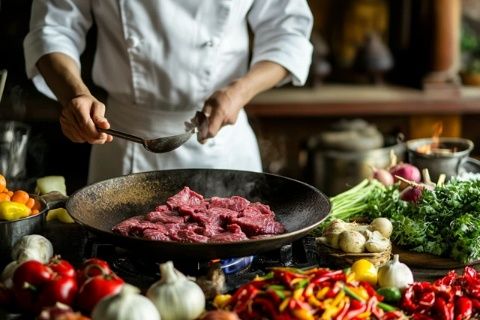 調(diào)整絞肉機(jī)音量至低檔，自制家鄉(xiāng)風(fēng)味扁肉，兼顧美味與寧靜