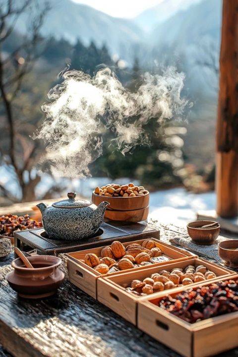 農(nóng)耕藝術(shù)的瑰寶:四川田園印象的九大碗與圍爐煮茶體驗(yàn)