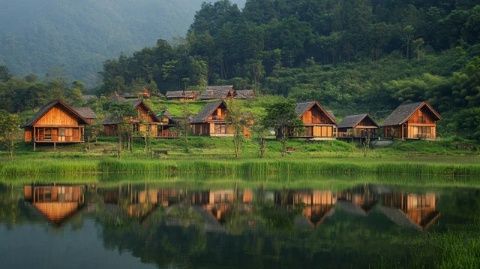 廣西巴馬美景美食：坡月集市與賜福湖畔的養(yǎng)生之旅