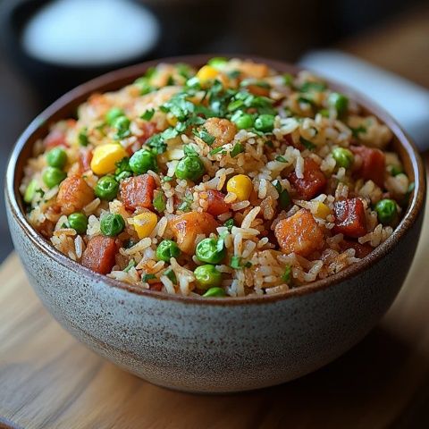 我愛吃的中式炒飯，簡(jiǎn)單又美味！