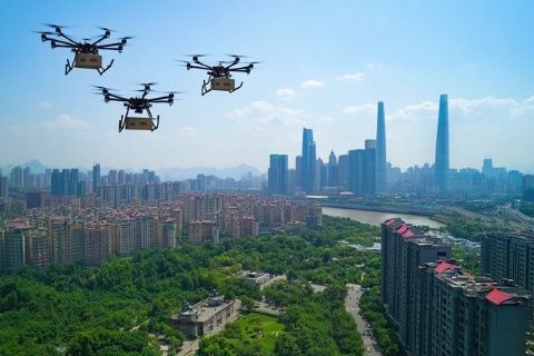 深圳：無人機送餐新體驗，3公里外賣只需幾分鐘
