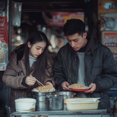 探索呼和浩特:在寬巷子品味網(wǎng)紅美食街的冷夜魅力