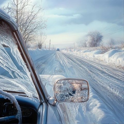 鄉(xiāng)下霜凍及雨雪天氣行車安全指南：燈光、速度與距離的把控