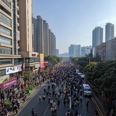 周六上午，三里屯太古里人潮涌動，秋風(fēng)送爽帶幾分涼意