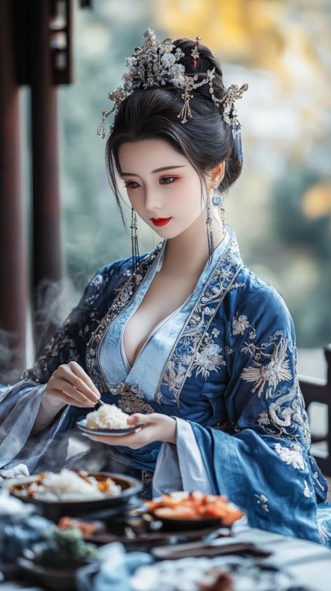 南寧文物苑內(nèi)的非遺特色菜，如仙境般的美味體驗(yàn)