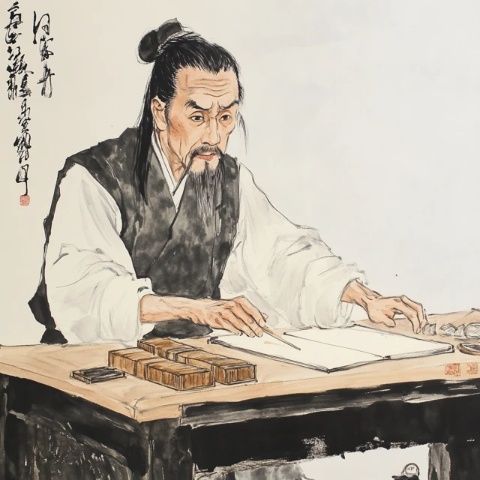 微風(fēng)在中國古代文學(xué)史上，有這樣一位天才文人，他不僅詩詞寫得好，還是書法大家