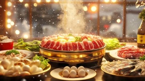 京城銅鍋涮肉盛宴，冬日暖意濃情聚寶源