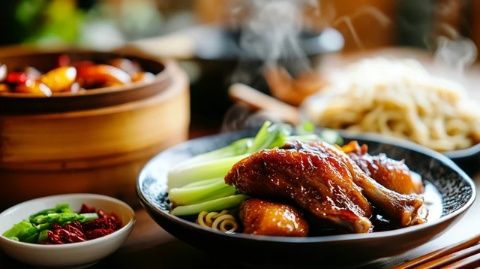 品嘗京味十足的點卯小院美食：酥烤鴨的幸福之旅
