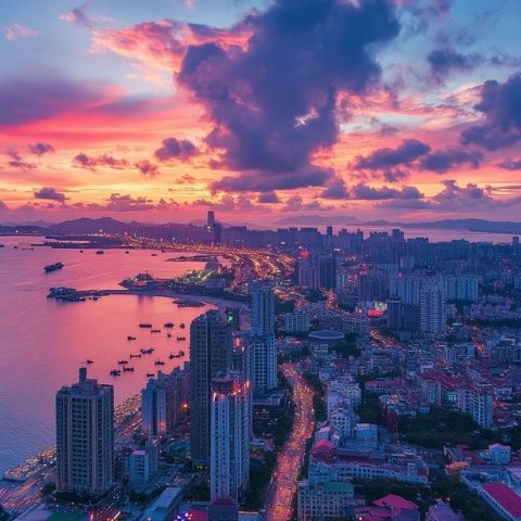 最后，我在秋冬去了青島,雖然很冷，但我真的很喜歡