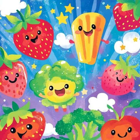 
繪本揭秘：蔬菜幼兒園的成長日記，趣味盎然的故事