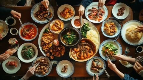 韓國(guó)人來(lái)中國(guó)吃自助餐（超滿足）