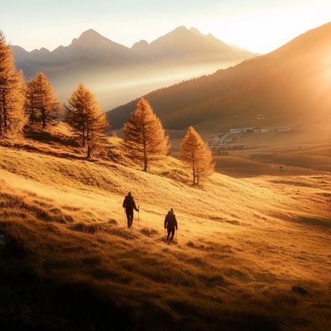 秋日登山：靜聽自然之聲，感受溫暖陽光的美好時光