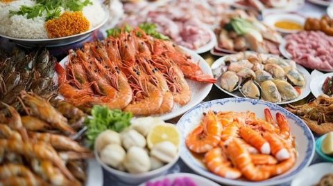 大連特色小吃：海鮮燒烤、章魚丸子、炸醬面等大眾愛好