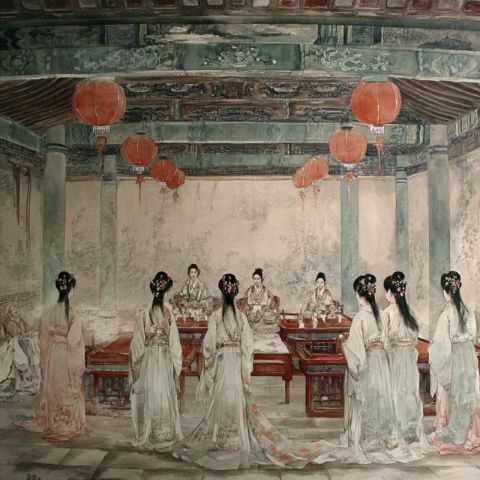 在廣東肇慶，一對(duì)新人喜結(jié)連理，盛大婚禮成為全城焦點(diǎn),48桌的宴席，每桌22道菜