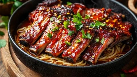 家常版醬香排骨，肉質(zhì)軟爛脫骨，滿(mǎn)屋飄香，孩子超愛(ài)吃！