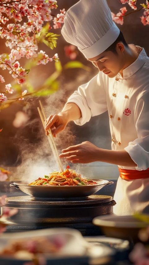 楊玏飾演的廖大廚在假日暖洋洋2中的獨(dú)特蒸米技巧
