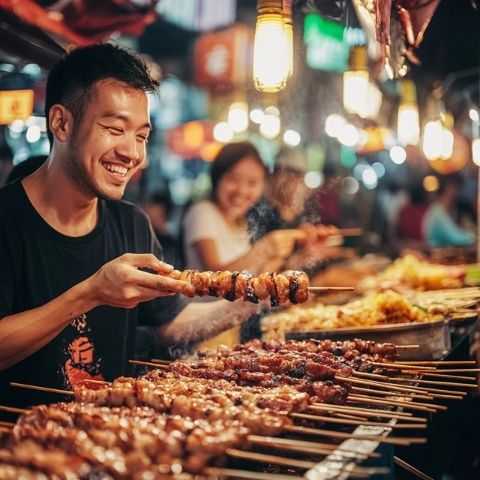 走進沙洲夜市，品嘗這道道美味