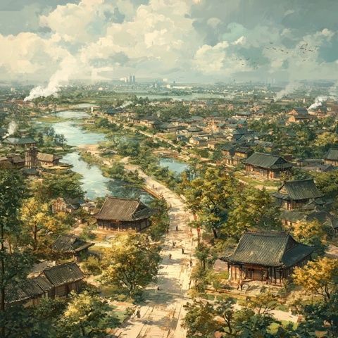 據(jù)說萬全準(zhǔn)備張家口今年弄了一個古城，今天帶我娘、我哥還有老公四個來萬全古城