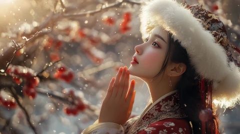 新疆冬日宛如冰雪童話王國(guó)，那拉提銀裝素裹秘境美不勝收