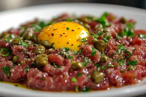 挑戰(zhàn)味蕾極限：法國經(jīng)典生食牛肉料理他他牛肉 Steak Tartare