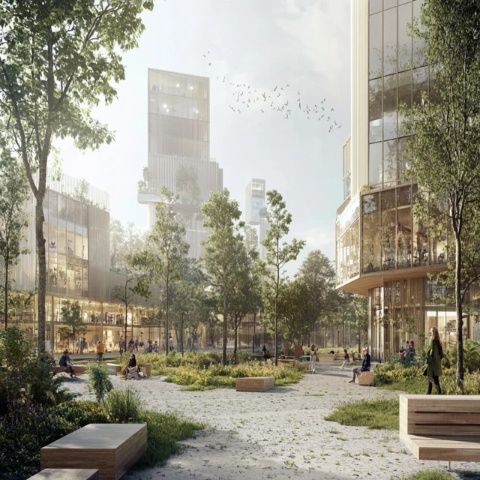 荷蘭建筑公司UNStudio贏得德國杜塞爾多夫市中心綜合發(fā)展項(xiàng)目設(shè)計(jì)比賽