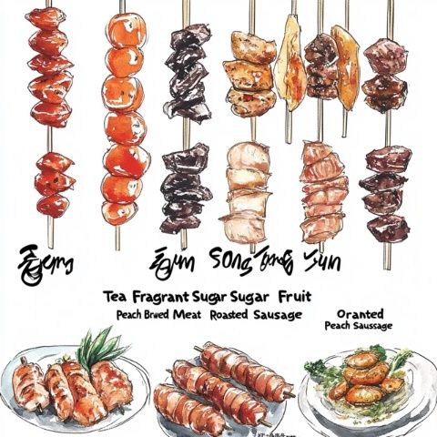 串燒的制作方法：經(jīng)典四川風(fēng)味，輕松在家享用！