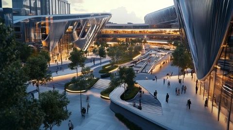 荷蘭建筑公司UNStudio贏得德國杜塞爾多夫市中心綜合發(fā)展項(xiàng)目設(shè)計(jì)比賽