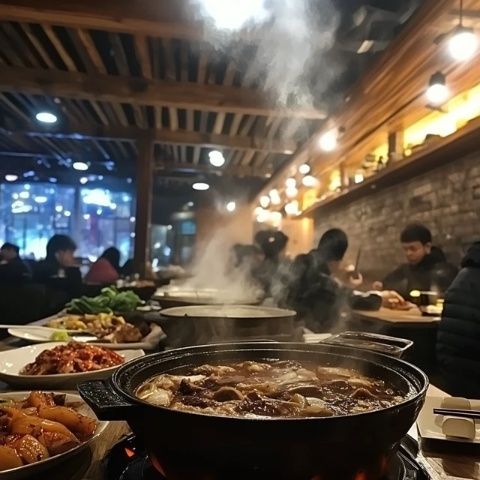 上海火鍋店韓國(guó)顧客排隊(duì)打卡，生意火得讓人驚嘆！
