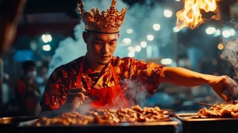 韓風(fēng)來(lái)襲！再現(xiàn)街頭烤肉風(fēng)情