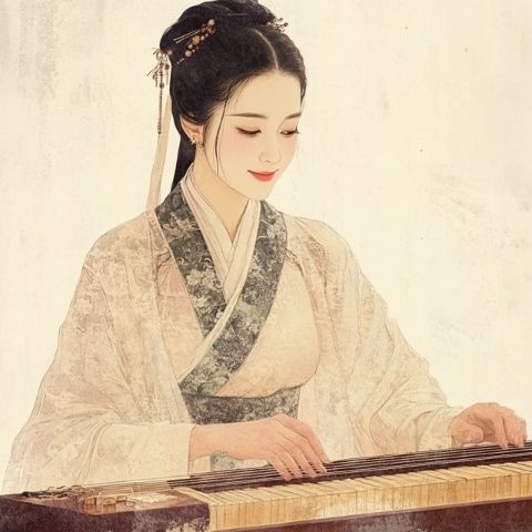 中國傳統(tǒng)文化中四種重要的藝術(shù)修養(yǎng)是彈琴、弈棋、書法、繪畫，它們代表了中華文化在音樂、智力、文字和美術(shù)方面的高度成就。