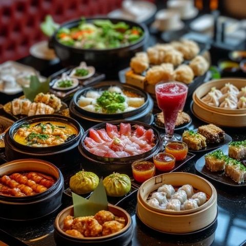 江夏區(qū)萬(wàn)豪世紀(jì)天街廣場(chǎng)國(guó)際美食節(jié)盛況空前，百種佳肴等你來(lái)嘗！