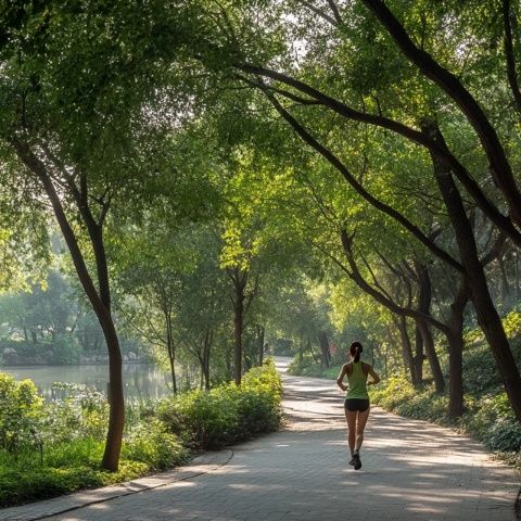 漫步泰達(dá)公園，邂逅美好風(fēng)景