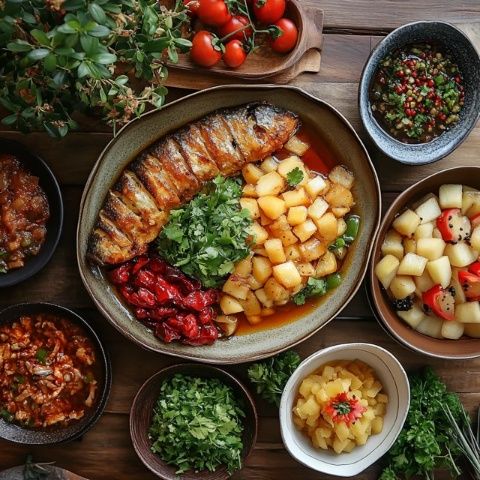 山東微山湖全魚宴：傳統(tǒng)與創(chuàng)新交融的美食盛宴