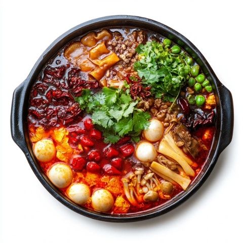 火鍋是廣受喜愛的中華美食，不同地區(qū)有不同的特色鍋底和調(diào)料配方