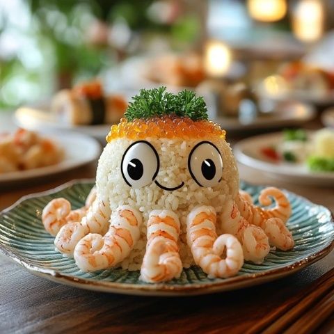 今日大揭秘： snake come true！輕松上手制作胡蘿卜鮮蝦蛇形飯