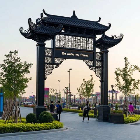 味蕾旅行：草場(chǎng)國(guó)際美食村的都市綠洲體驗(yàn)